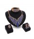 SET148 - Blue Beaded Jewelry Set